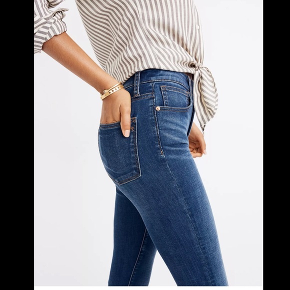 NWT Madewell Curvy High-Rise Skinny Jeans in Hayes Wash - Picture 3 of 9